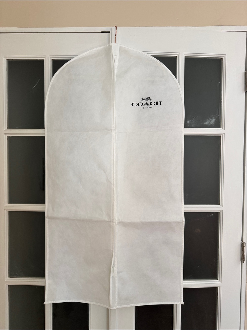Coach New York Garment Bag White